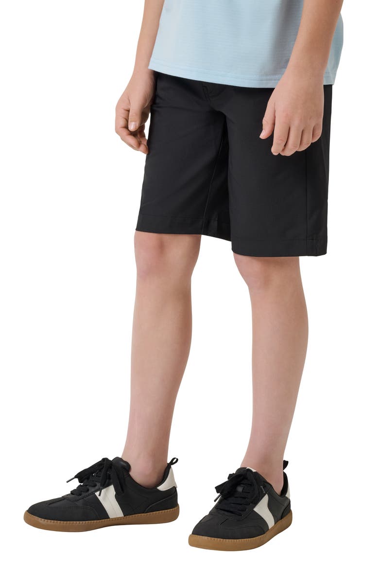 Kids' Wanderlust Chino Shorts, Alternate, color, BLACK