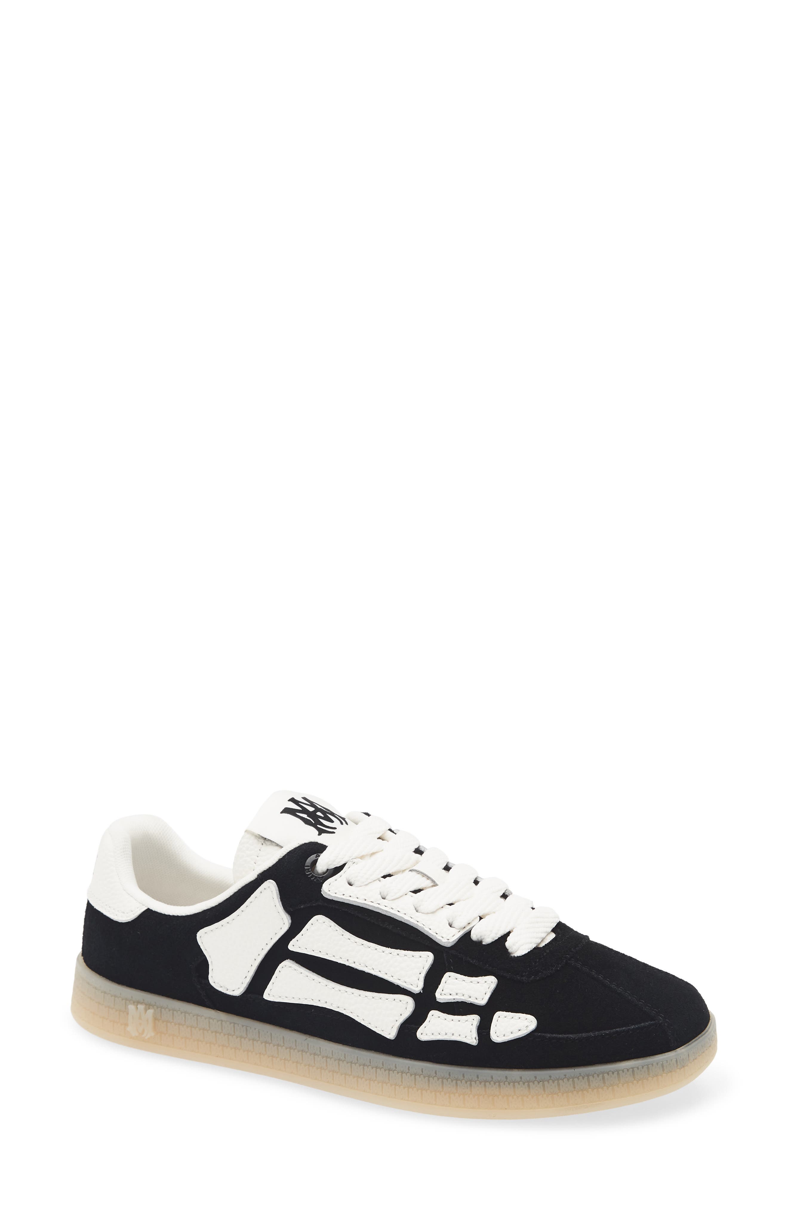 AMIRI Pacific Bones Sneaker, Main, color, Black