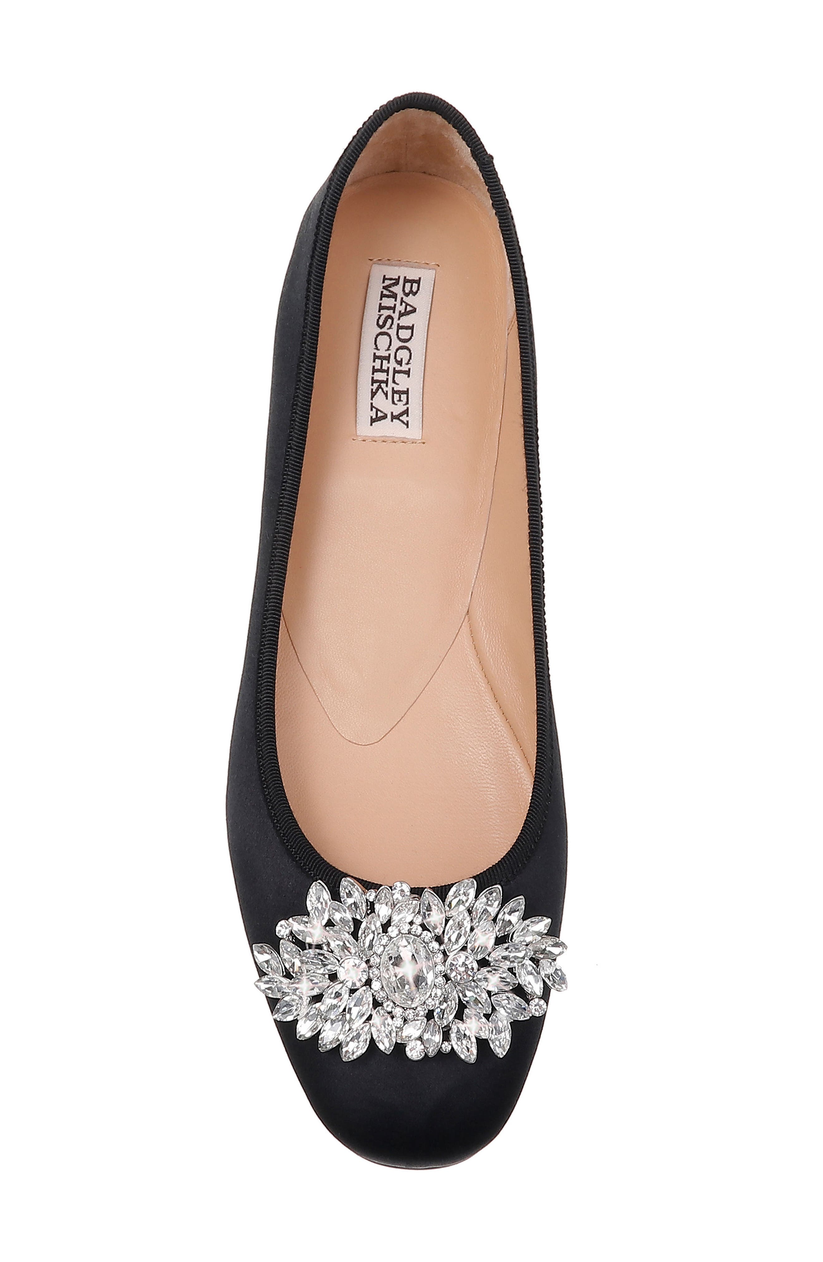 Badgley Mischka Collection Badgley Mischka Pippa Crystal Foldable Flat, Alternate, color, 