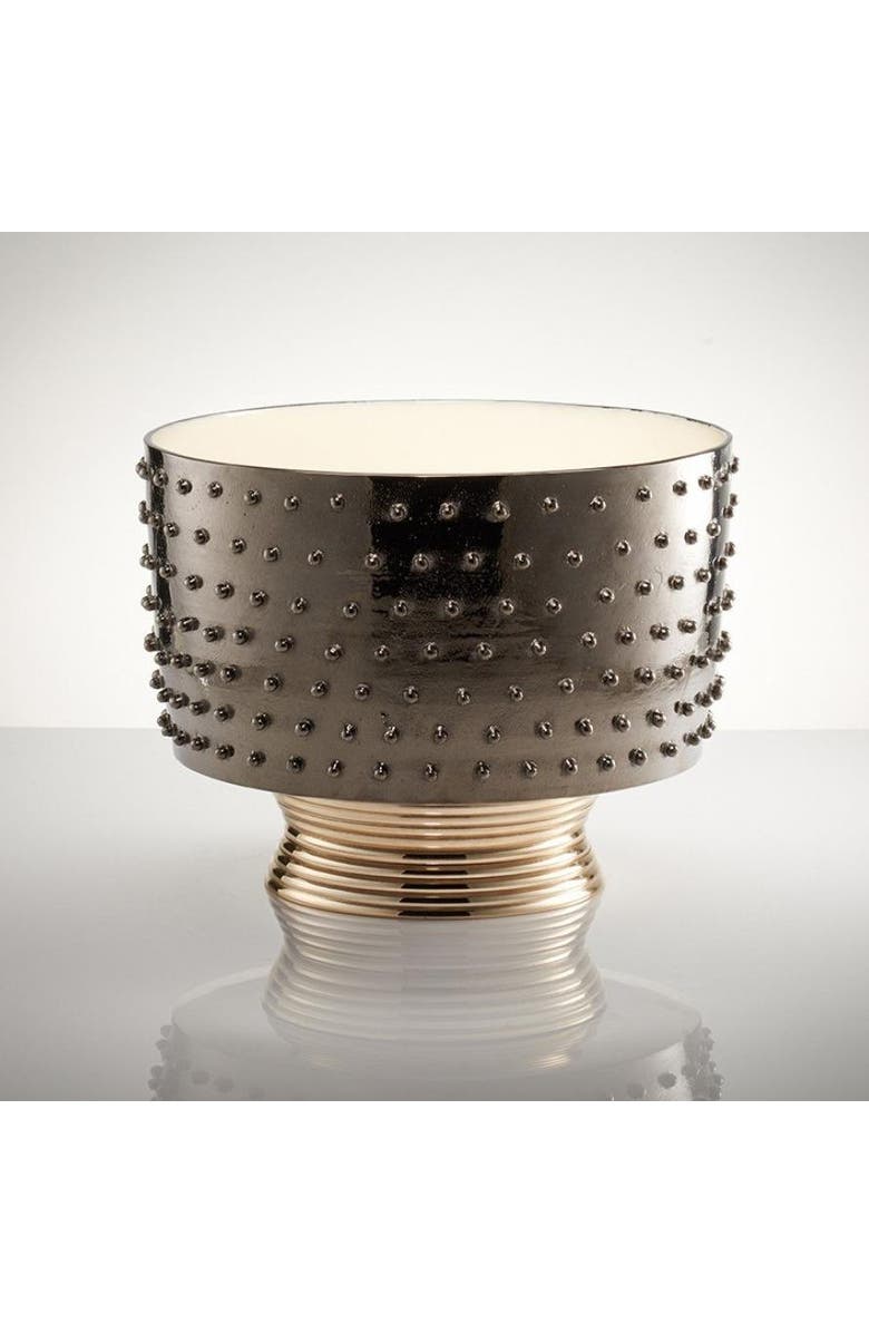 Lunares Djembe High Round Bowl, Main, color, Bronze