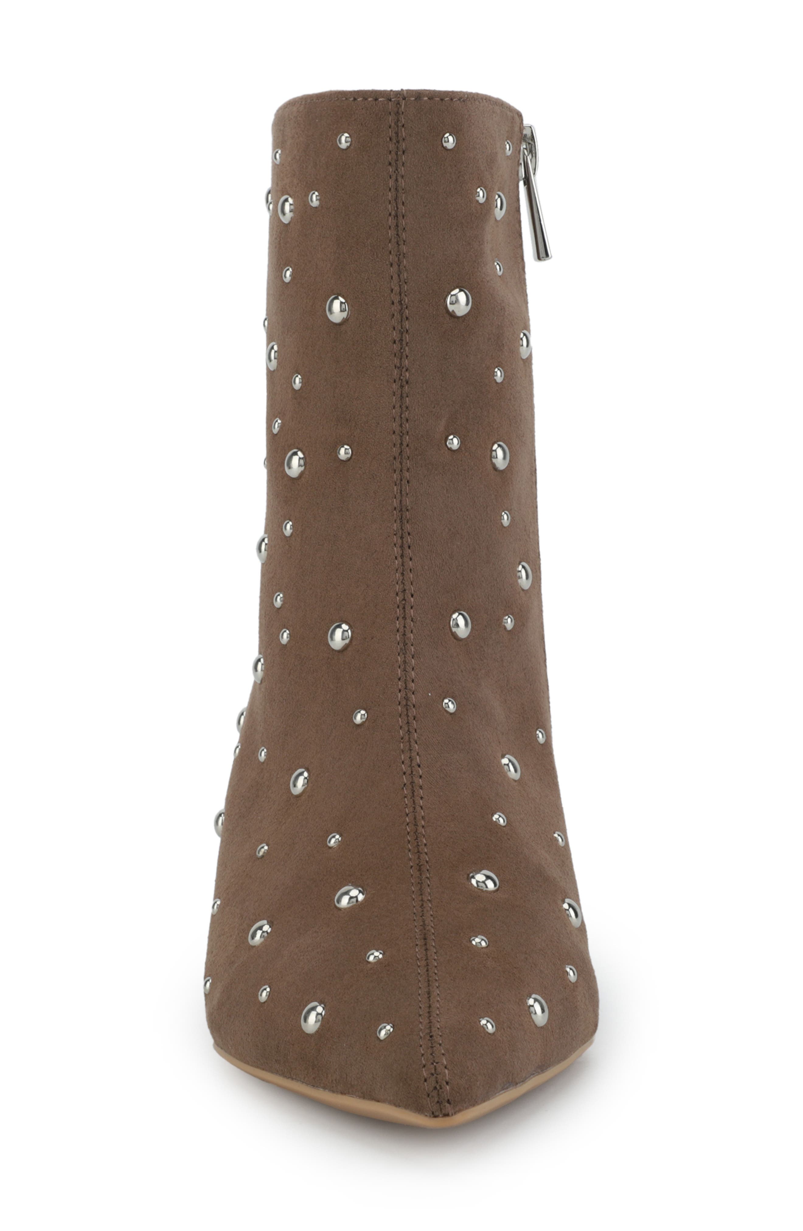 Tampa Studded Sock Bootie, Alternate, color, DARK TAUPE