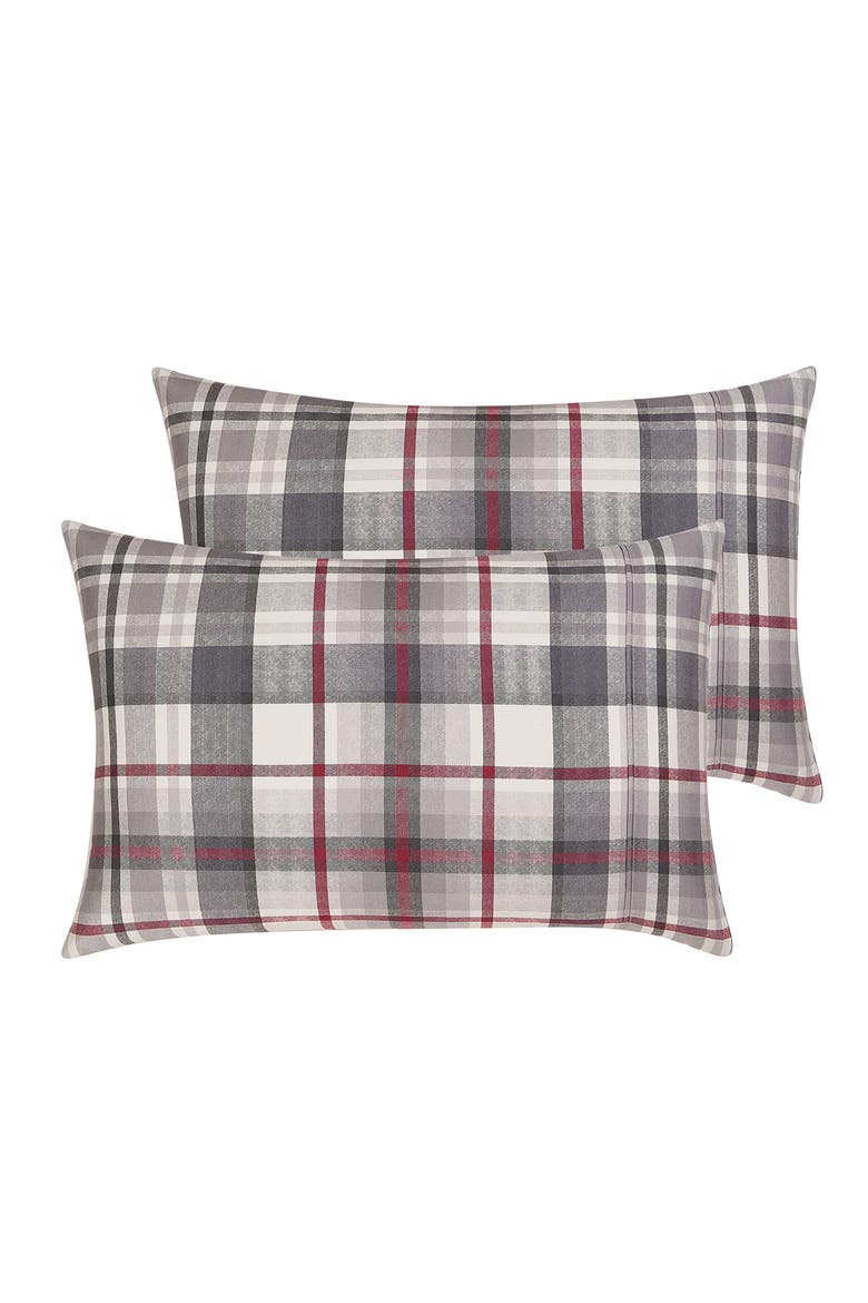 Highland Collection Extra Deep Cotton Sheet Set, Alternate, color, GREY