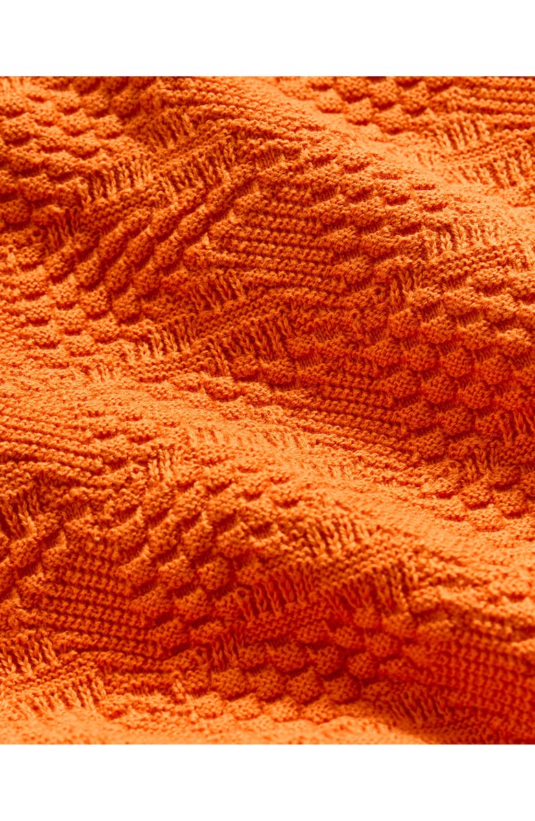 Billy Reid Geo Links Cotton Sweater, Alternate, color, Sunset