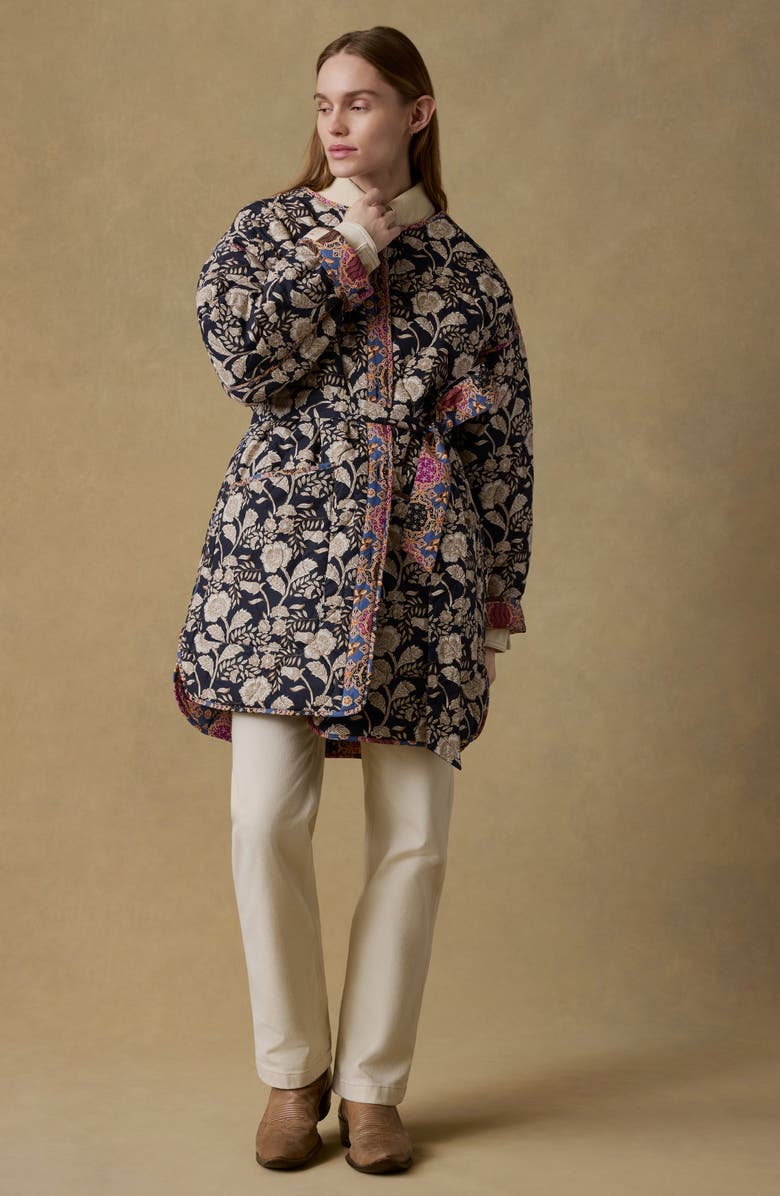 Faherty Hunting Island Reversible Organic Cotton Quilted Jacket, Alternate, color, 