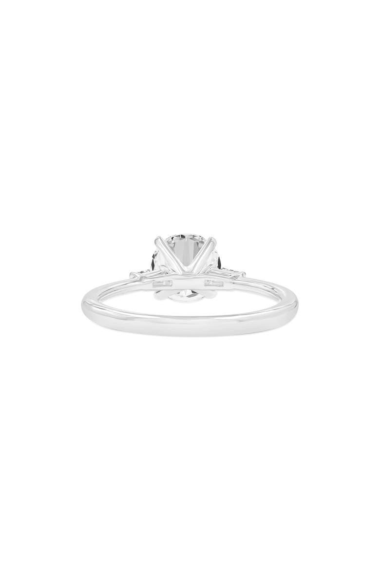 Alina 14K White Gold Round Cut Lab Grown Diamond 3 Stone Engagement Ring - 1.4 cts, Alternate, color, 14K White Gold