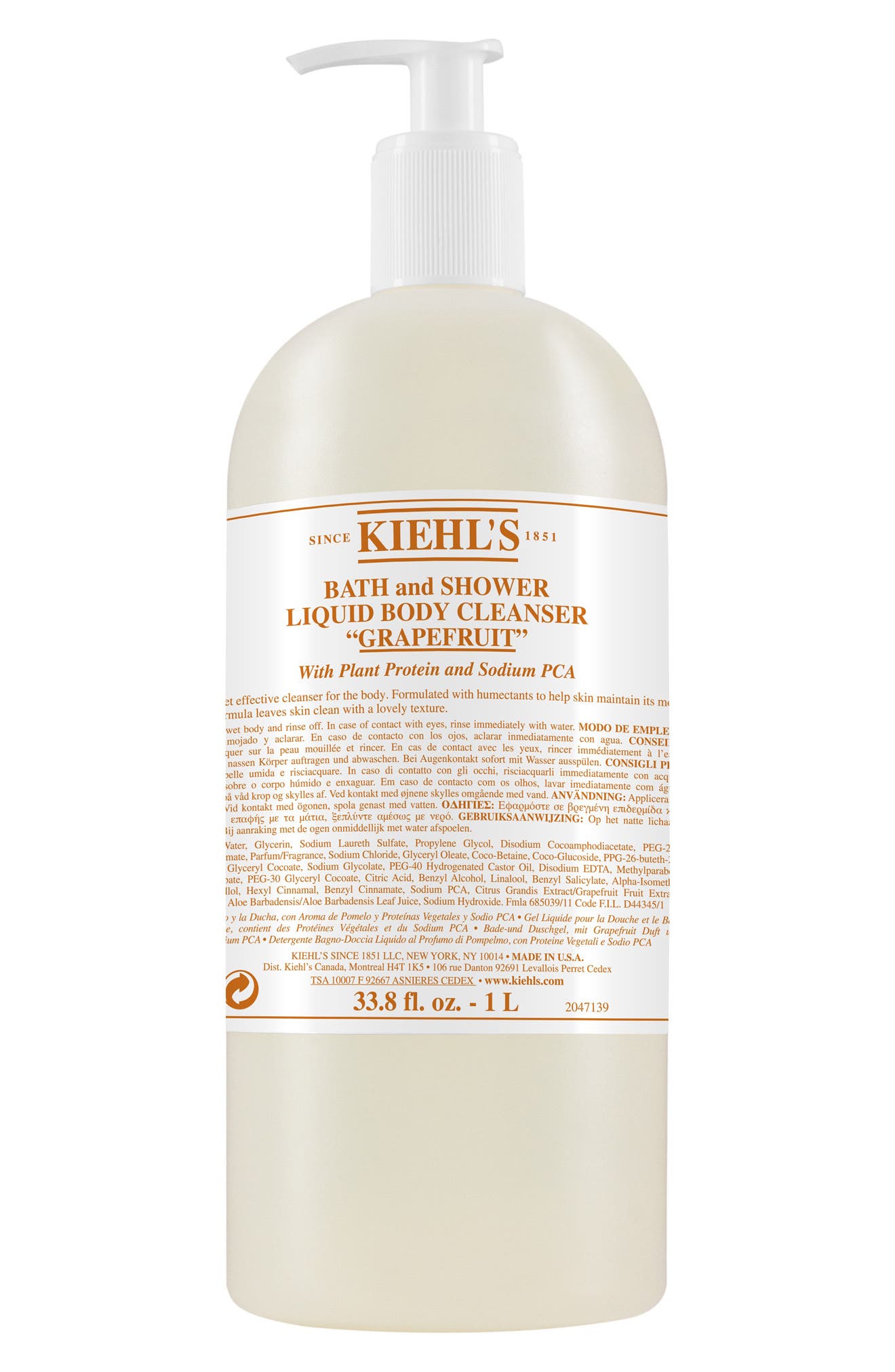 Grapefruit Bath & Shower Liquid Body Cleanser