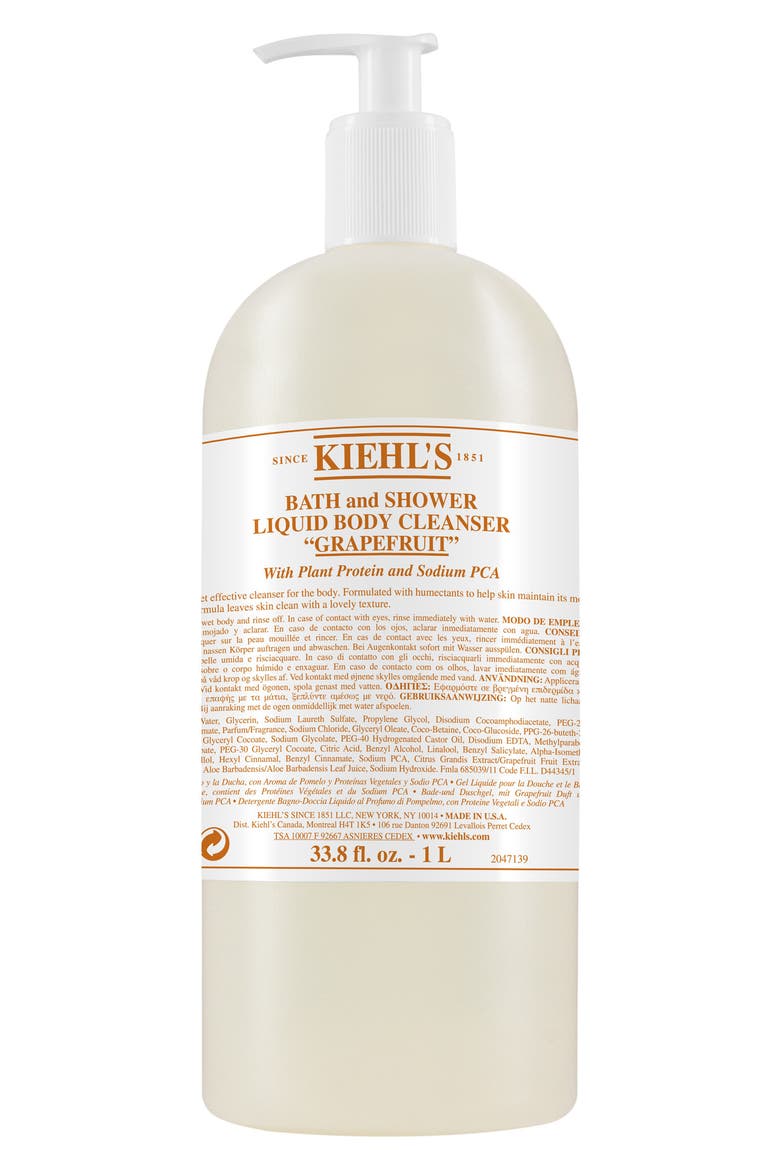 Grapefruit Bath & Shower Liquid Body Cleanser, Main, color, BOTTLE