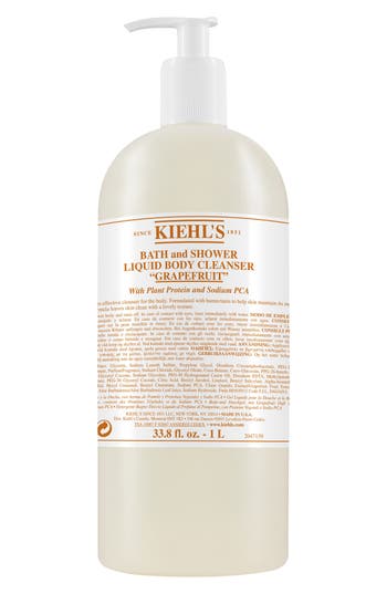 Kiehl's Since 1851 Grapefruit Bath & Shower Liquid Body Cleanser In White