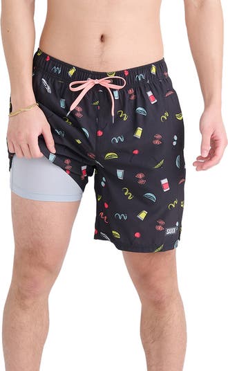 Oh Buoy 2N1 7-Inch Volley Swim Shorts