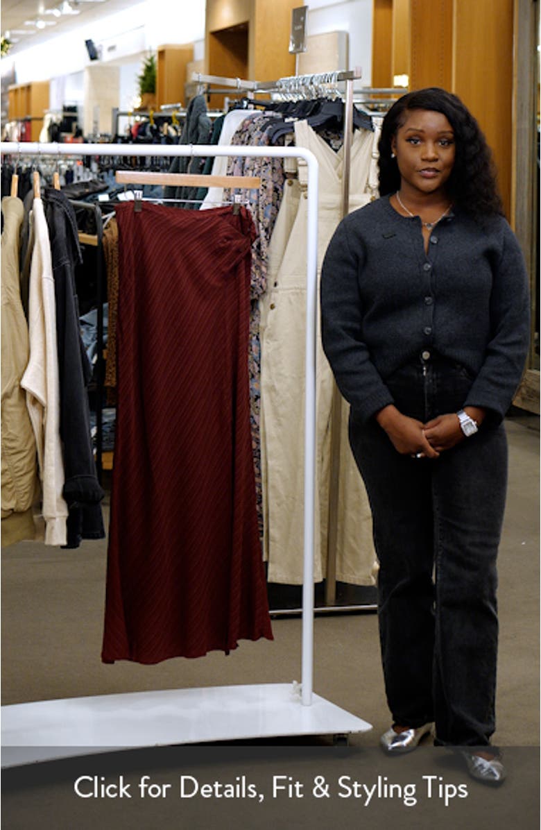 Twist Rib Maxi Skirt, sales video thumbnail