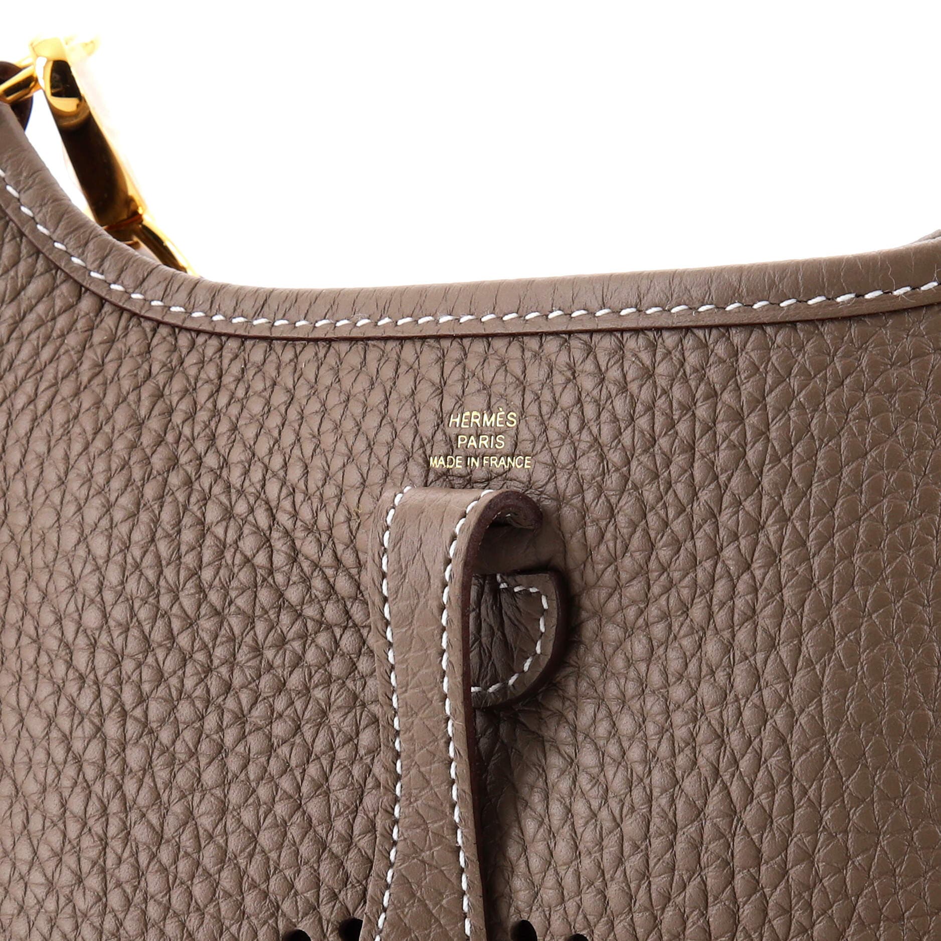 Pre-Owned Hermes Evelyne Bag Gen III Clemence TPM, Alternate, color, Etoupe