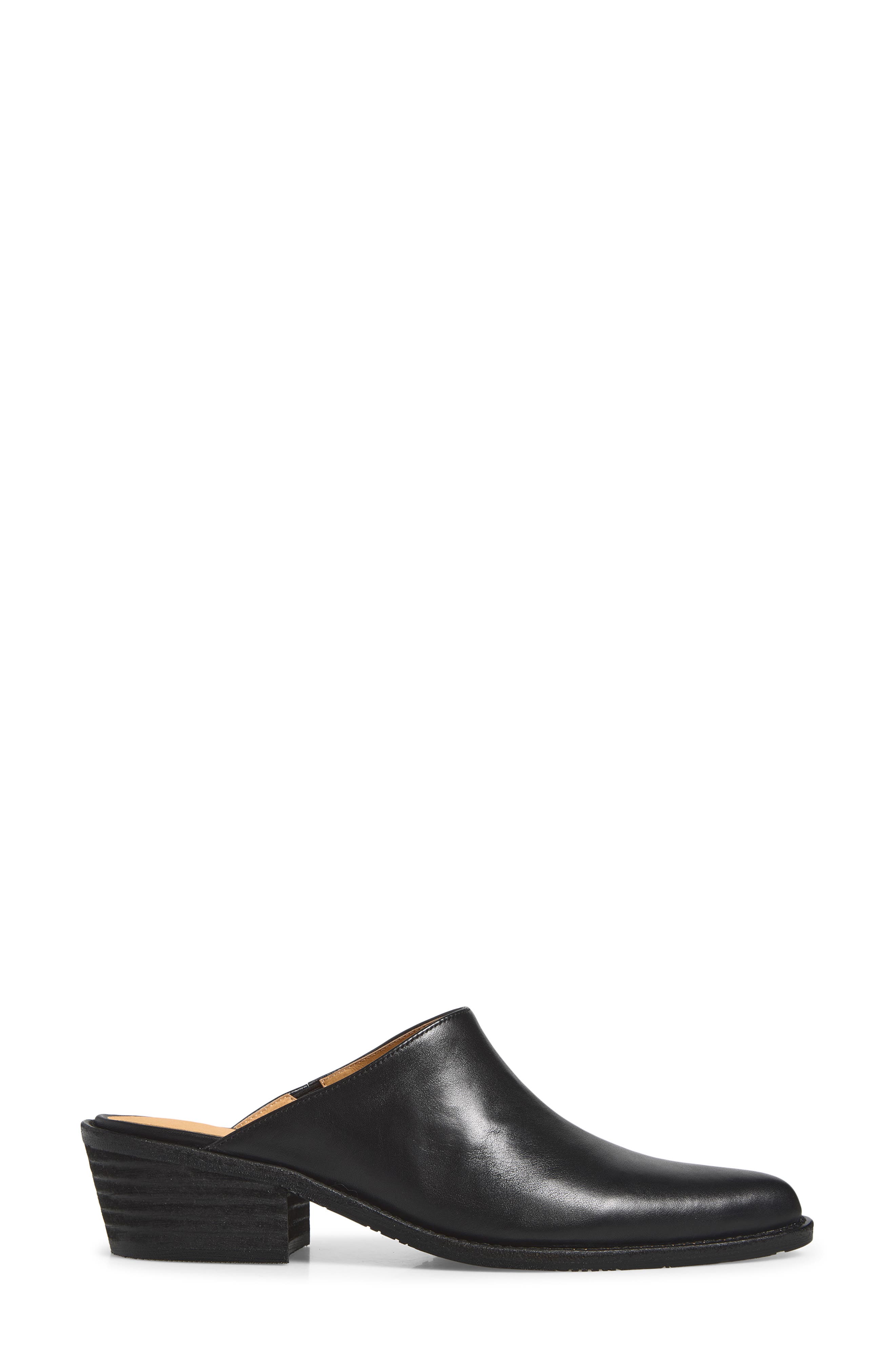 Kel Mule, Alternate, color, BLACK LEATHER