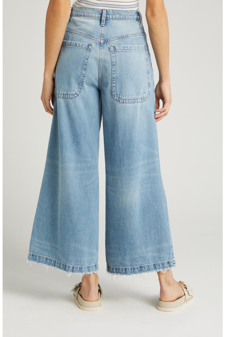 The Pixie Skater High Waist Wide Leg Jeans, Alternate, color, RHODE