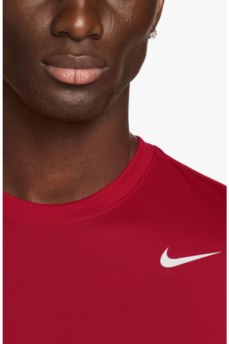 Dri-FIT Legend T-Shirt, Alternate, color, TOUGH RED/ WHITE