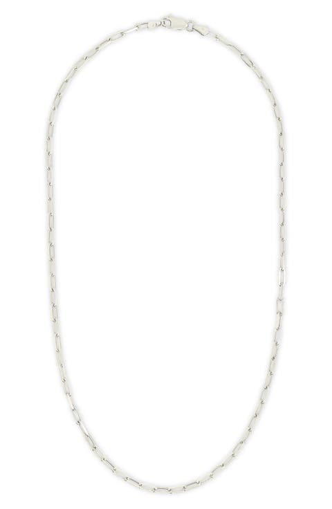 Paper Clip Chain Necklace