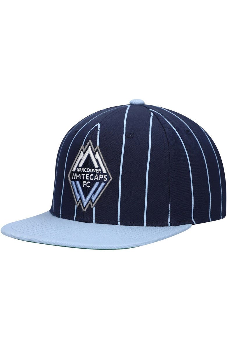 Mitchell & Ness Men's Mitchell & Ness Navy Vancouver Whitecaps FC Team Pin Snapback Hat, Alternate, color, Navy