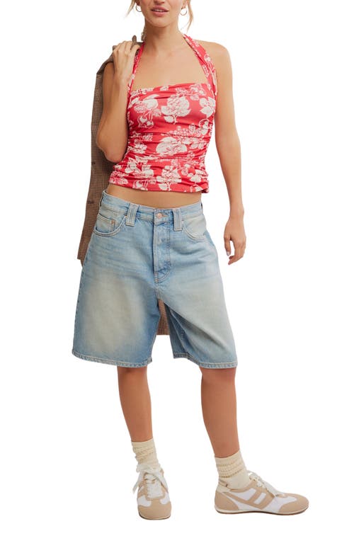 Shop Free People Tommie Floral Tank In Cherry Combo