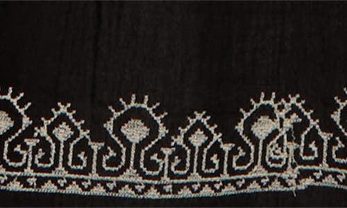 Elan Embroidered Cover-up Maxi Dress In Black