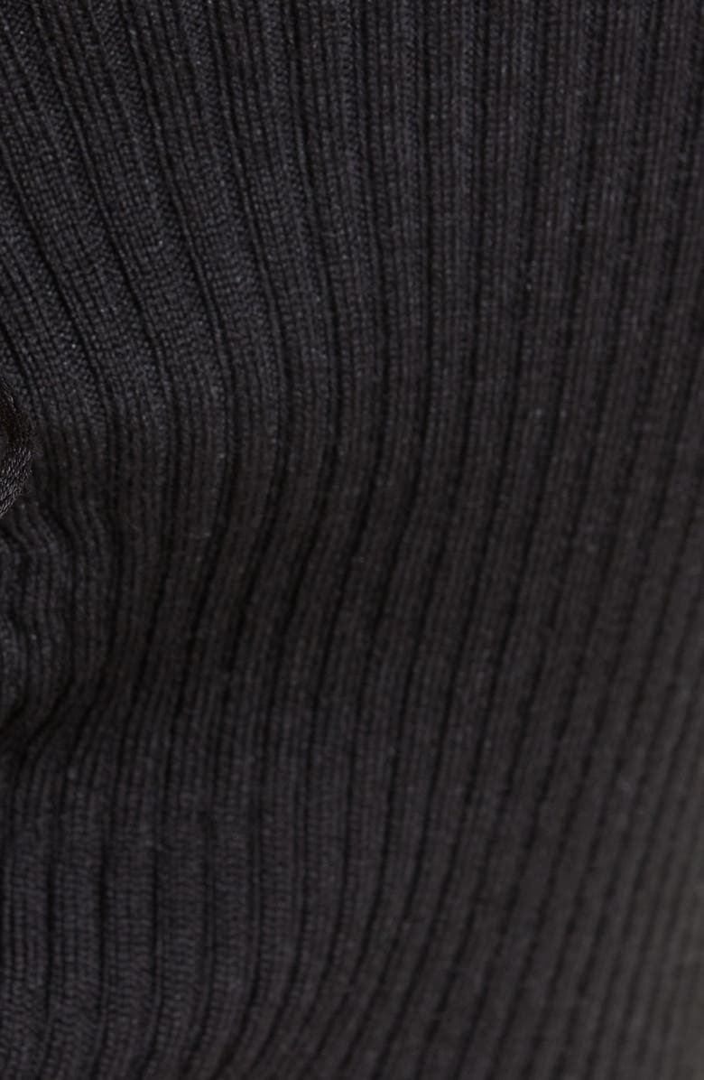 Cecilie Bahnsen Ilaria Wool & Silk Rib Bralette, Alternate, color, 