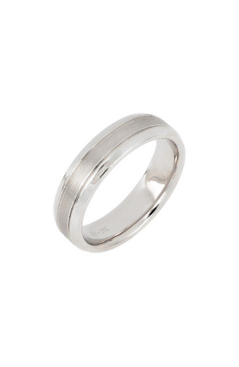 Men's 6mm Satin & Polished Band (Nordstrom Exclusive)