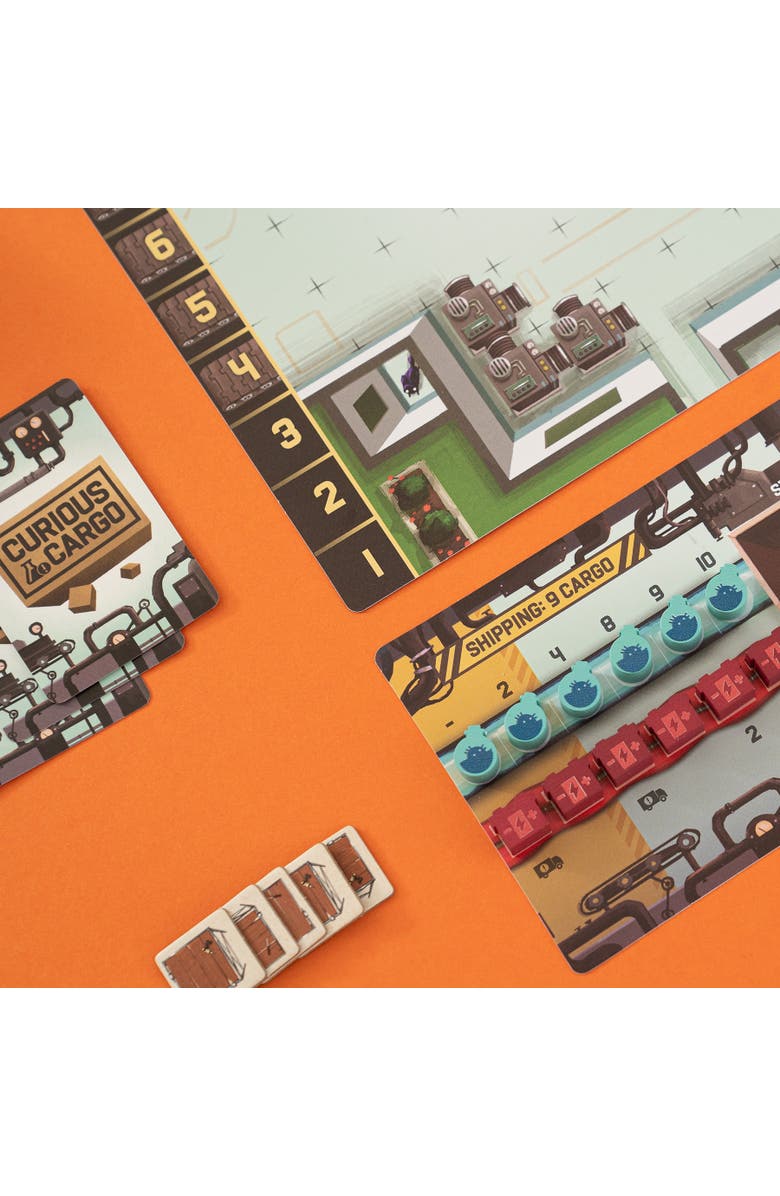 Capstone Games Curious Cargo Strategy Board Game, 2 Players, Alternate, color, Multicolored