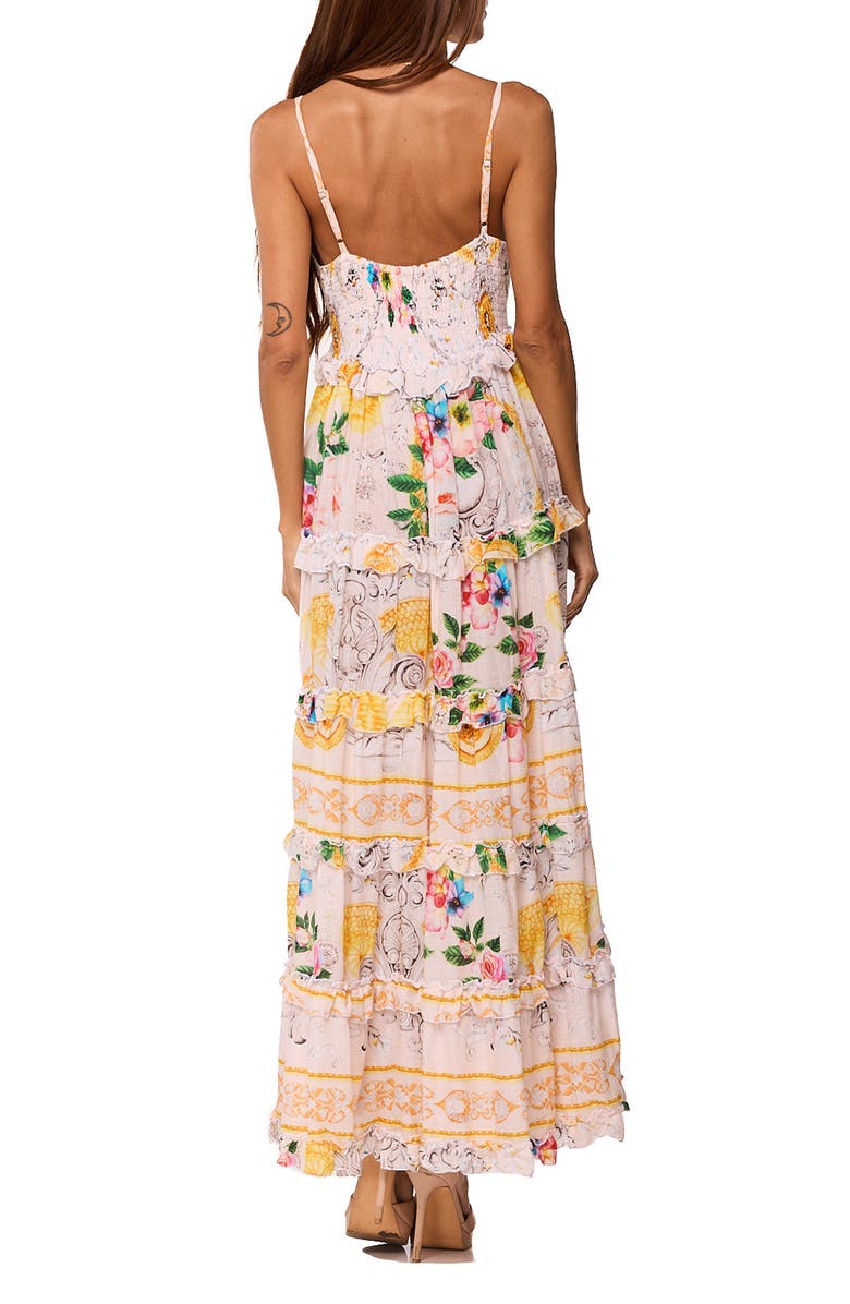 RANEES Sunshine Sleeveless Maxi Dress, Alternate, color, Yellow