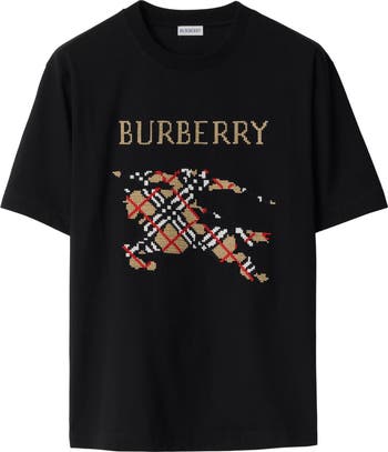 BURBERRY EKD モチフ シッフアッフ トロストリンク フティ Burberry Cross Stitch EKD Cotton T-shirt | Nordstrom