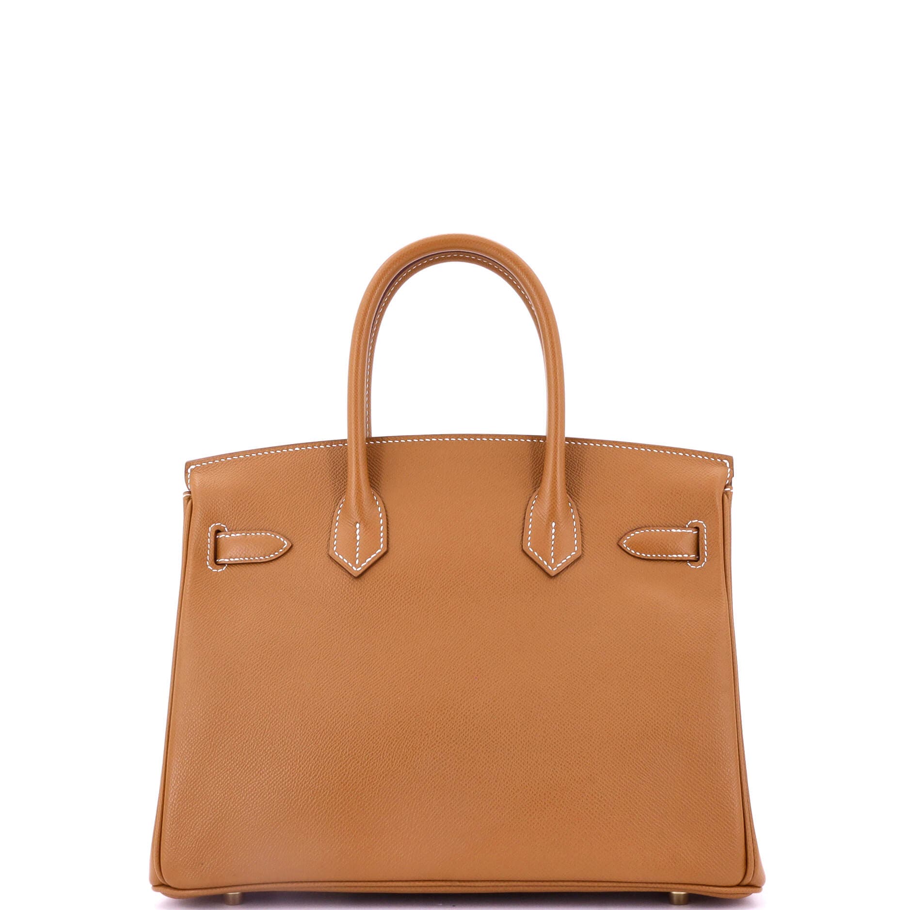 Pre-Owned Hermes Birkin Handbag Brown Epsom with Gold Hardware 30, Alternate, color, 