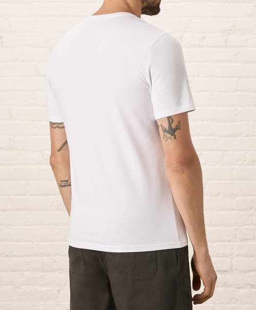 PACT PACT ORGANIC COTTON LUXE STRETCH JERSEY SLIM CREW NECK TEE