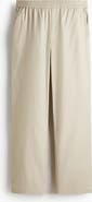 H&M Easy Care Loose Fit Linen-blend Trousers