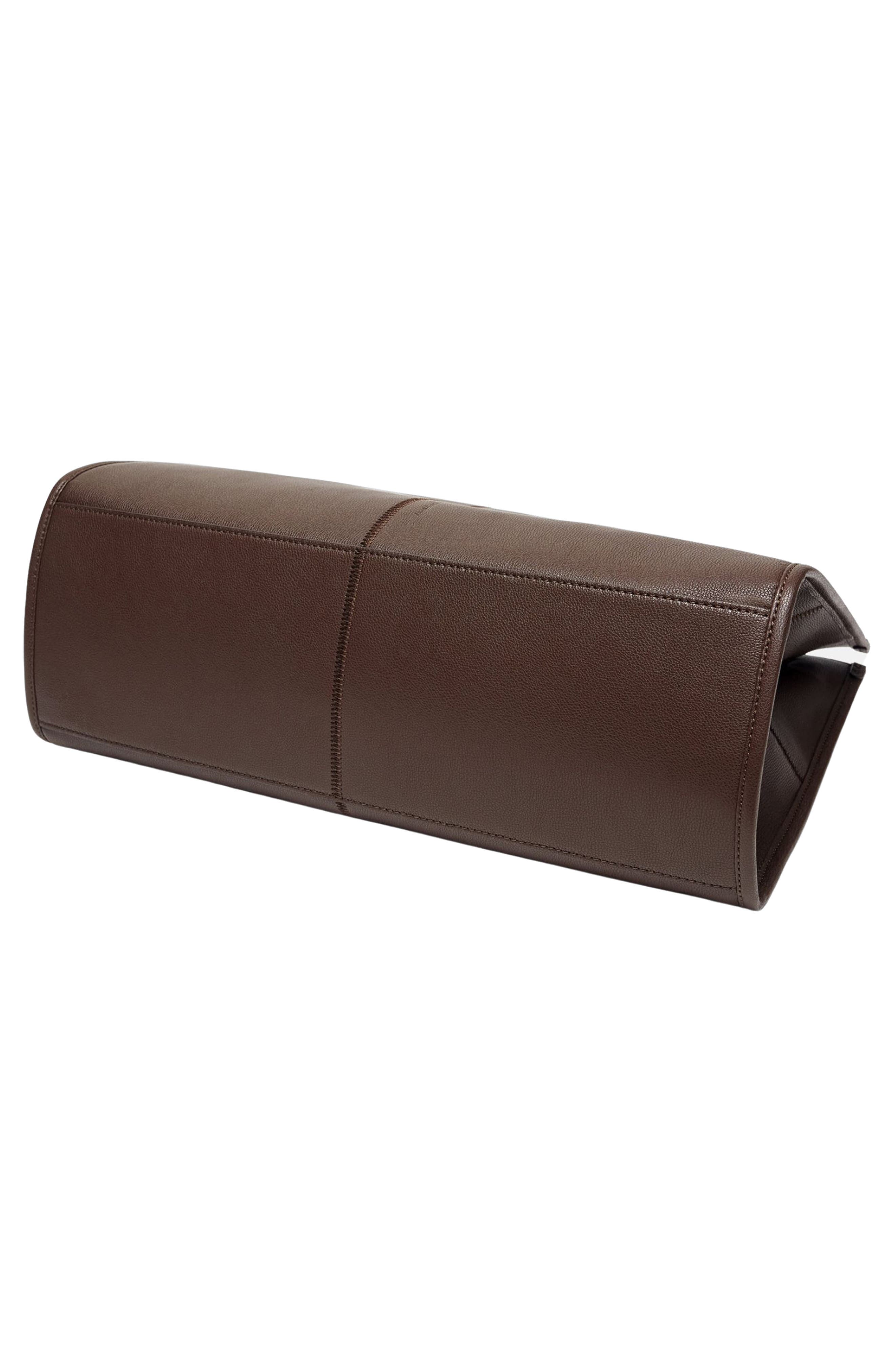 Dominique Shopper Bag, Alternate, color, ESPRESSO