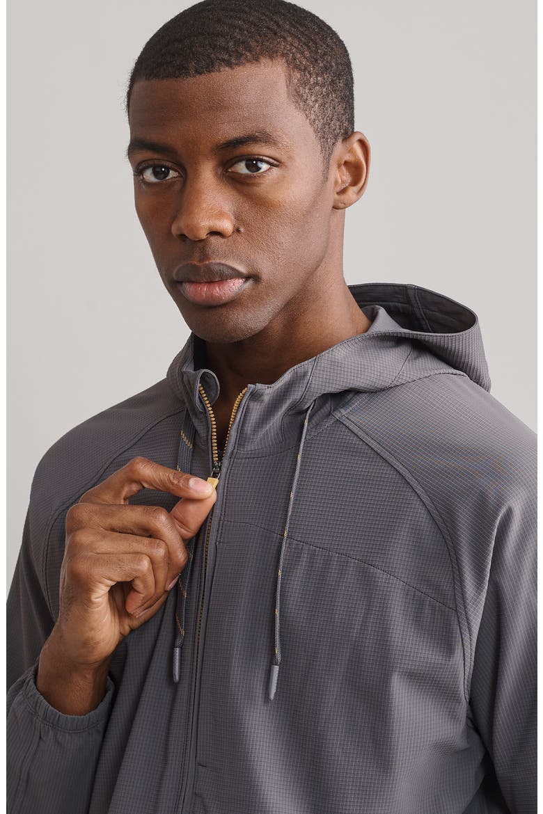 Invictus Water Repellent Ripstop Anorak, Alternate, color, GRAVEL
