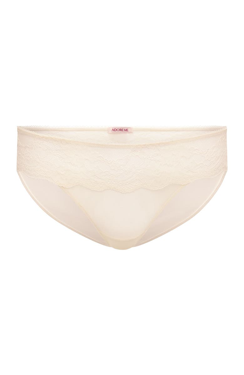 Adore Me Pamela Bikini Panties, Alternate, color, White