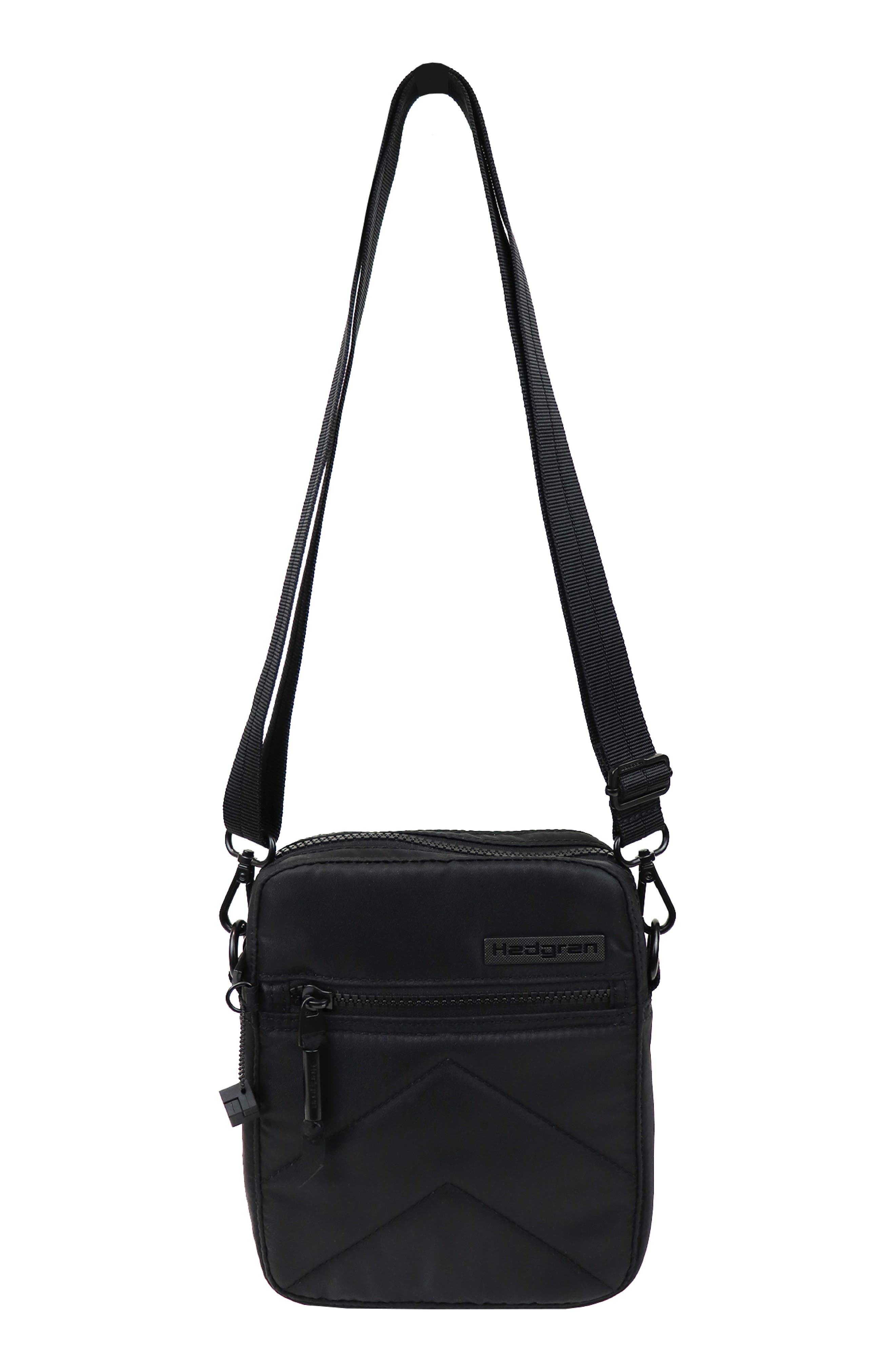 Hedgren Zip Water Repellent Recycled Polyester Crossbody Bag, Main, color, 