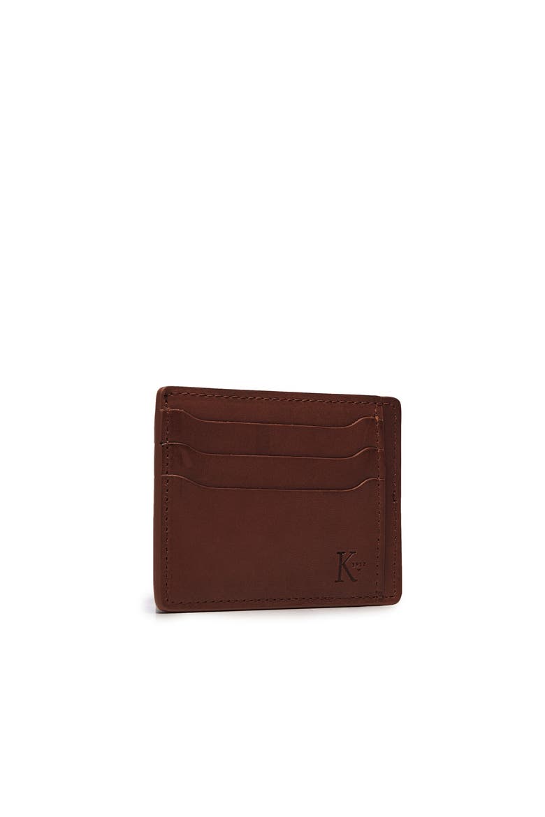 Knox Slim Leather Wallet, Alternate, color, Brown