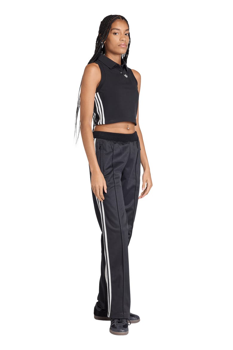 Knit Waistband Track Pants, Alternate, color, BLACK