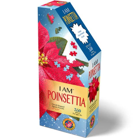 Poinsettia 350 Piece Jigsaw Puzzle