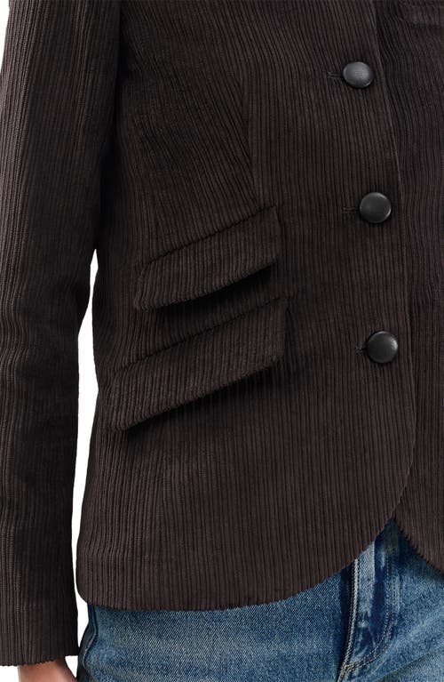 Rag & Bone Slade Corduroy Blazer In Black