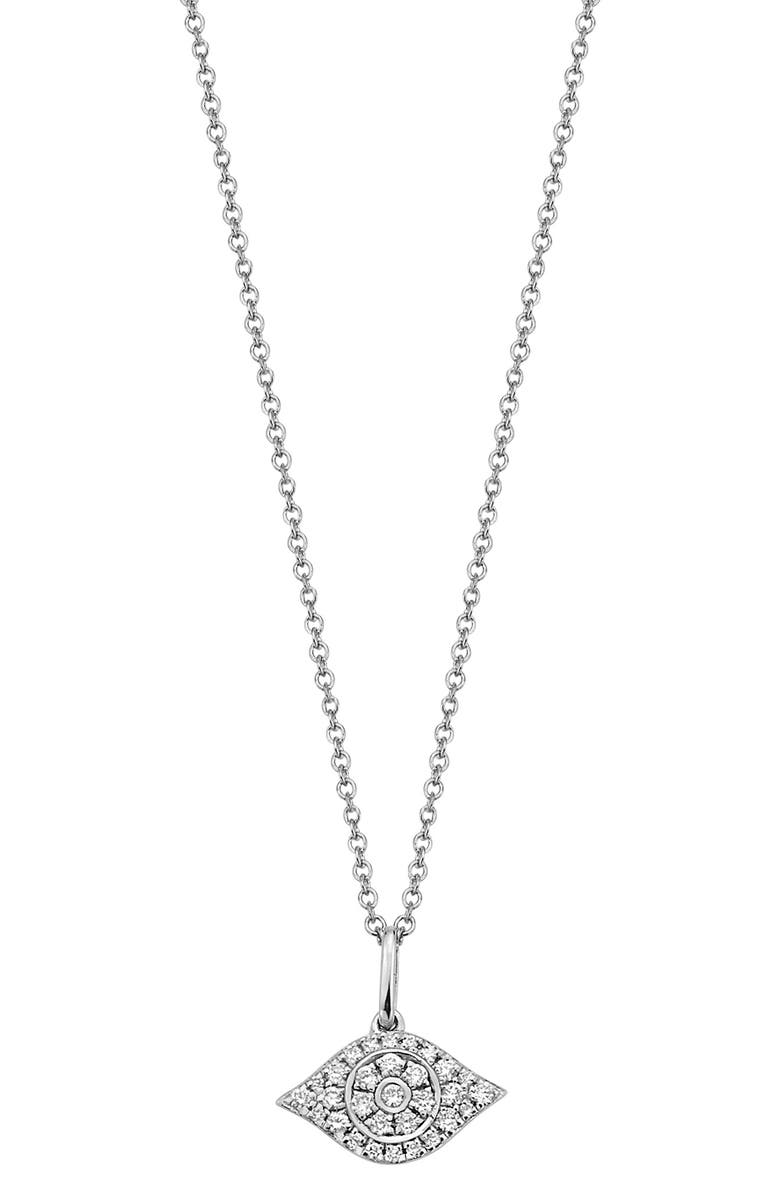 EFFY Diamond Pavé Pendant Necklace - 0.16 ctw, Alternate, color, White