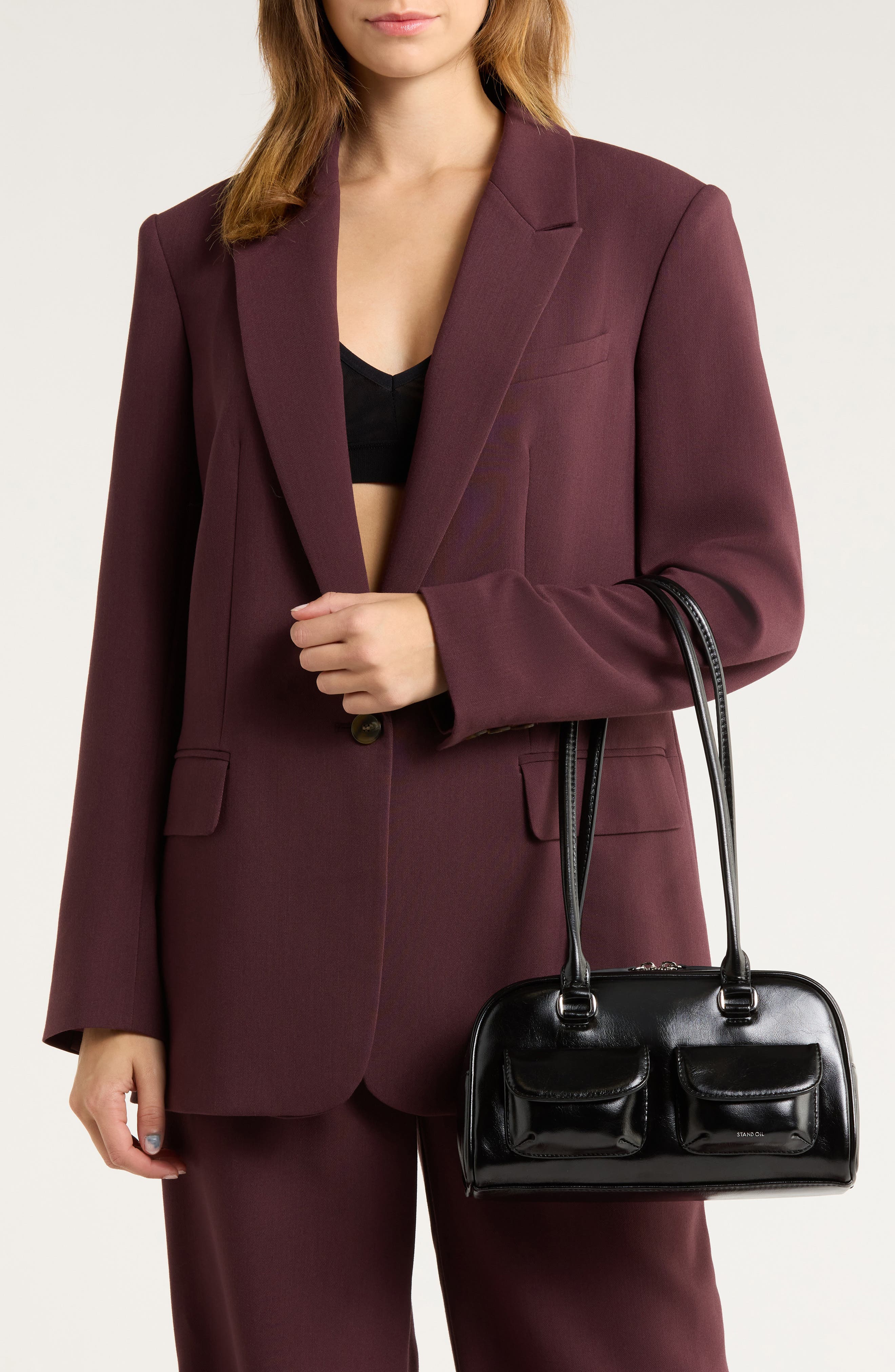 Stand Oil Chubby Bag, Alternate, color, 