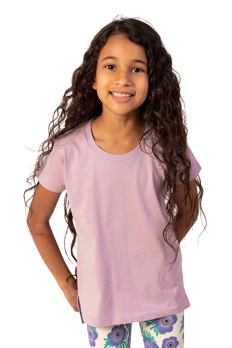 Organic Cotton Girls Extended Length T-Shirt 3-pack, Alternate, color, Rapture Rose, Pink & White