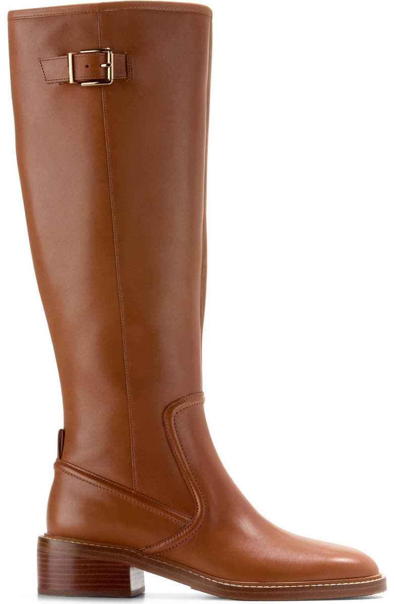 Cole Haan Silvana Tall Boot, Alternate, color, British Tan Leather