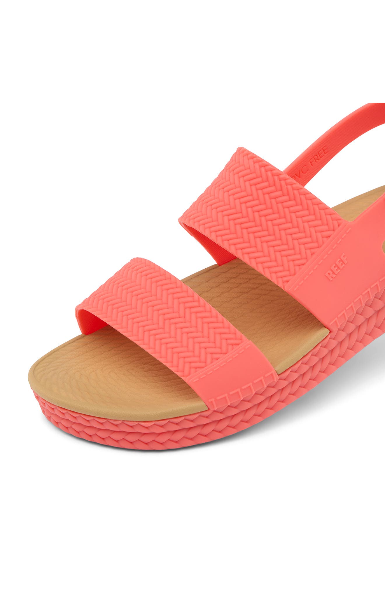 Reef Water Vista Slingback Sandal, Alternate, color, Sunset Coral