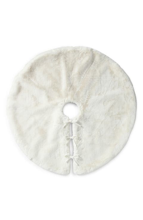 Faux Fur Christmas Tree Skirt