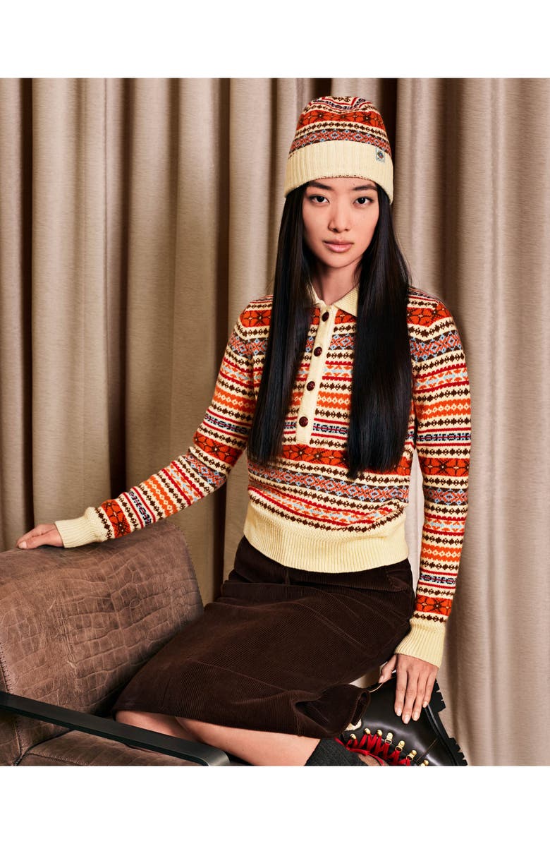 Bally Winter Capsule Beanie, Alternate, color, Yellow