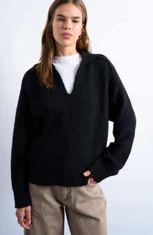 Topshop Johnny Collar Sweater