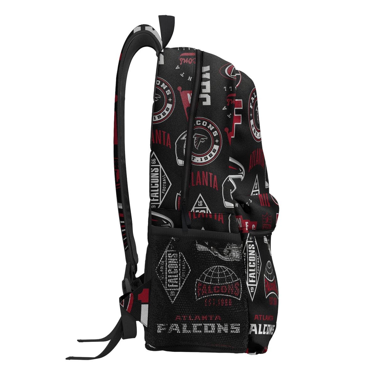 Atlanta Falcons Backpack and Lunchbox Set, Alternate, color, Black