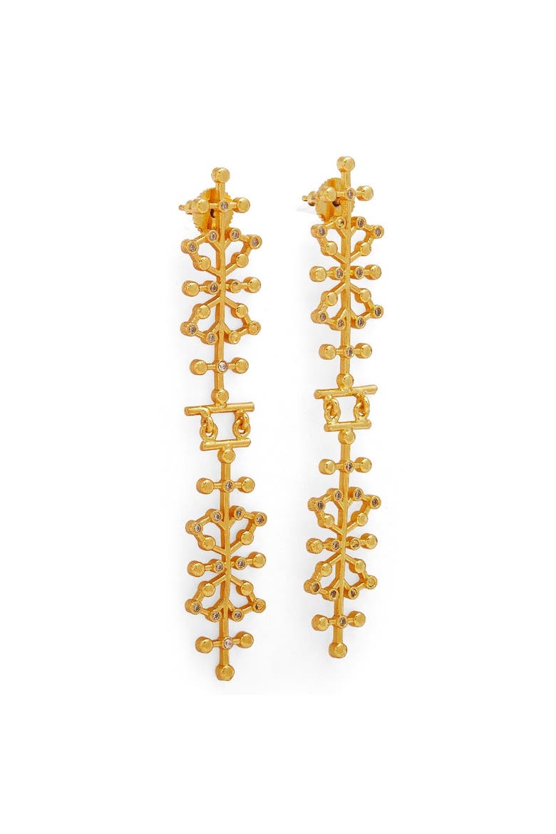 AURO EARRINGS, Alternate, color, Gold Plated