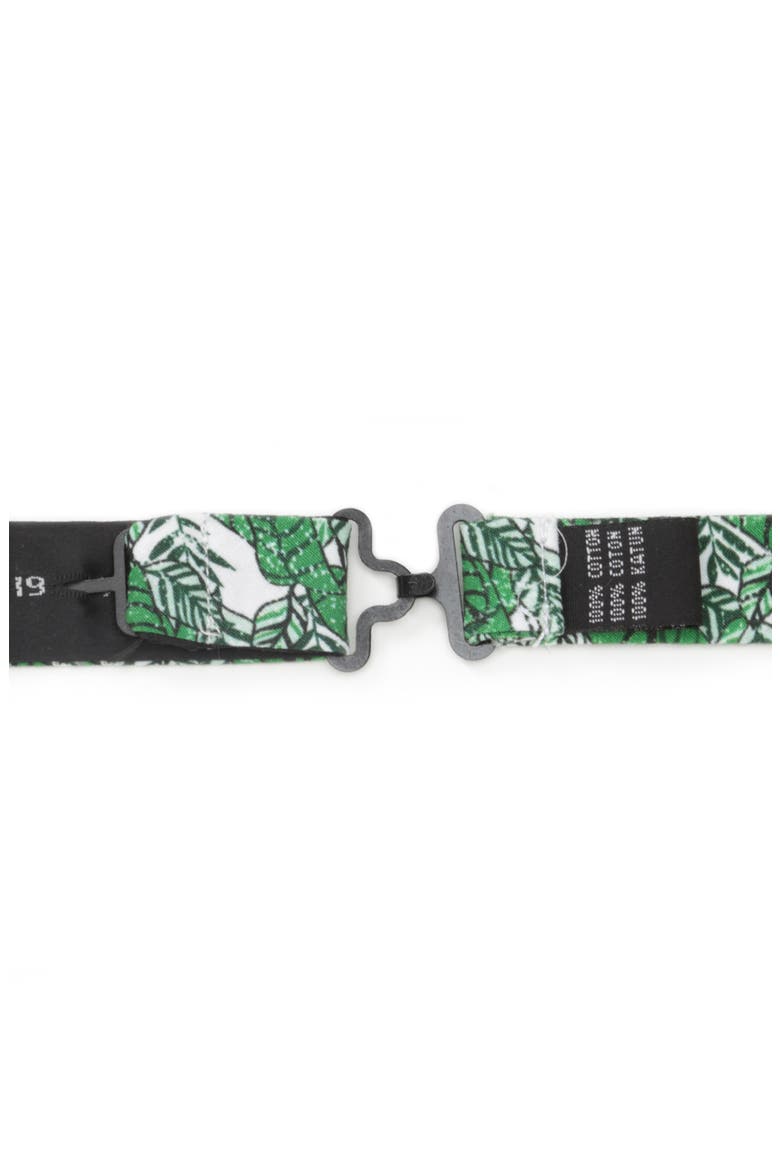 Palm Leaf Bow Tie, Alternate, color, GREEN