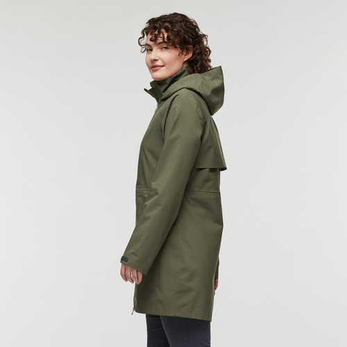 Cotopaxi Cielo Rain Trench In Green